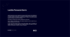 Desktop Screenshot of laetitia-pansanel.com