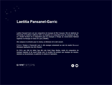 Tablet Screenshot of laetitia-pansanel.com